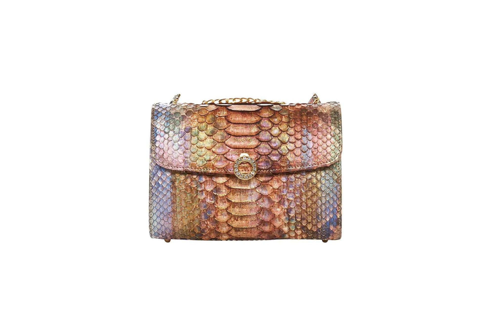 Allysa Payne Iridescent Python Day To Night Bag