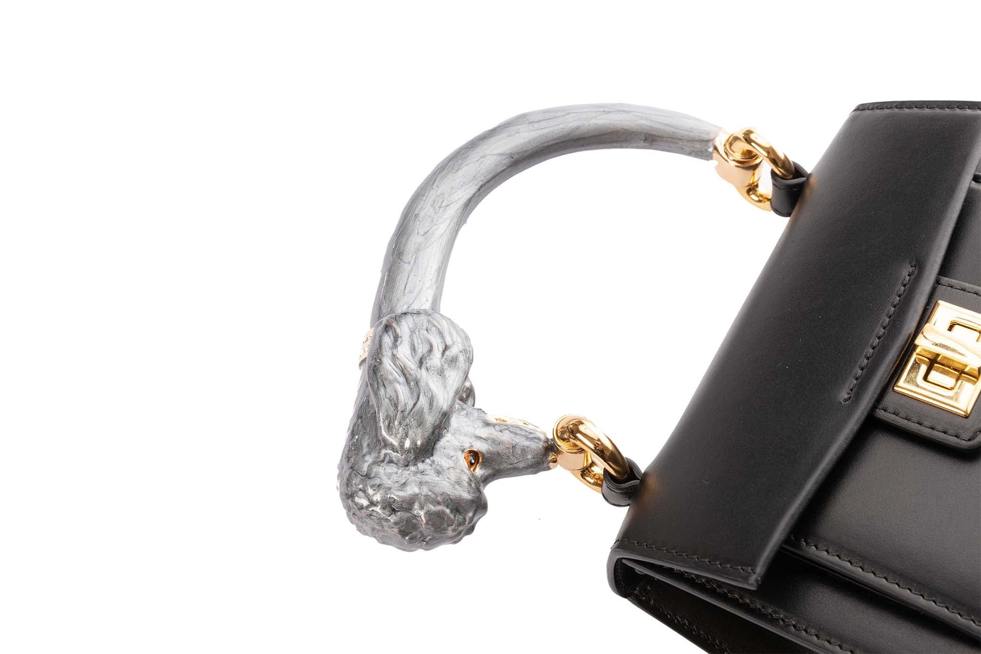 Allysa Payne The Malibu Poodle Handle Handbag