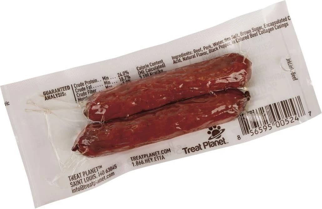Etta Says Sausage Link Beef Dog Treat (1.25oz) - HT Animal Supply