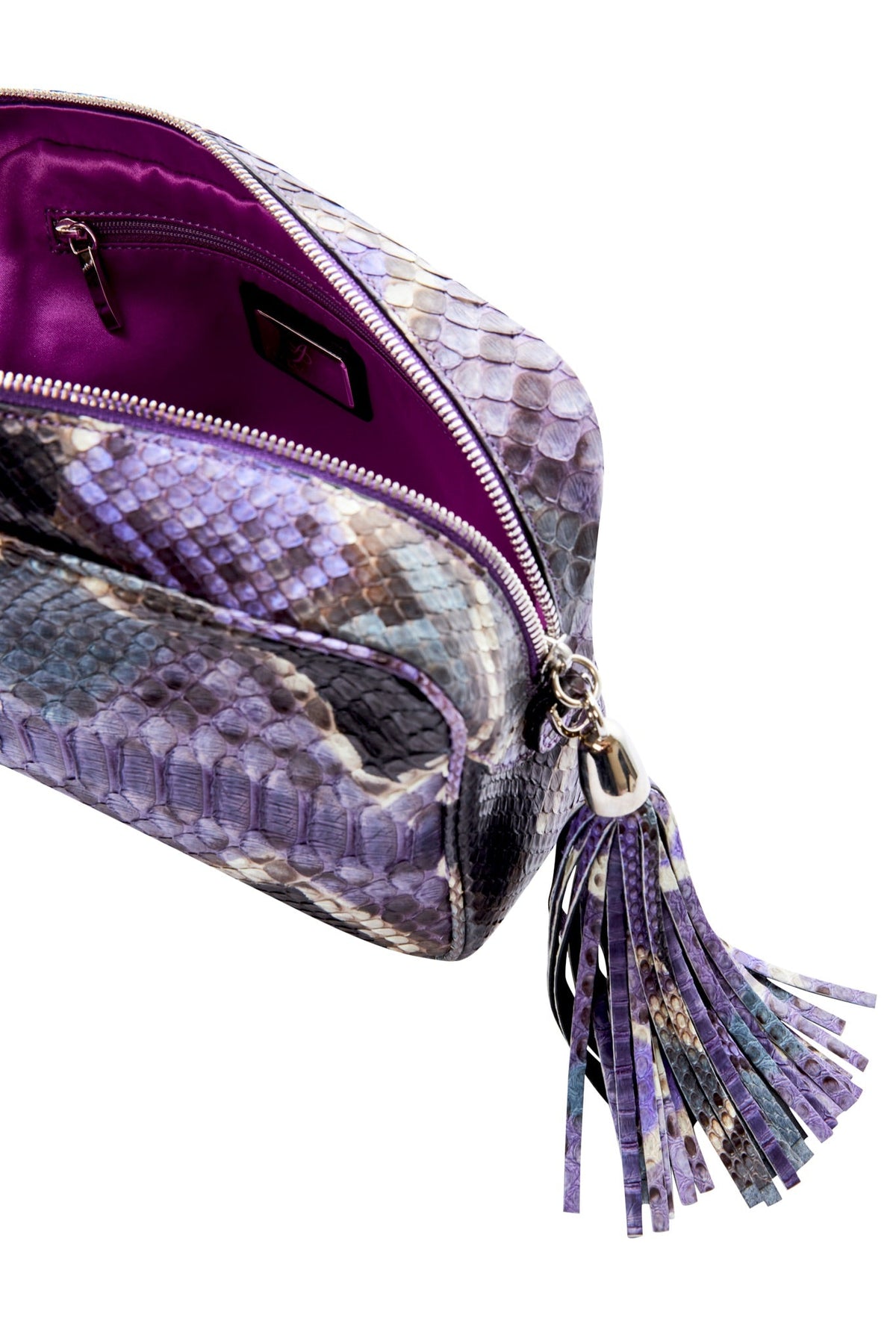 Allysa Payne Python Clutch Bag