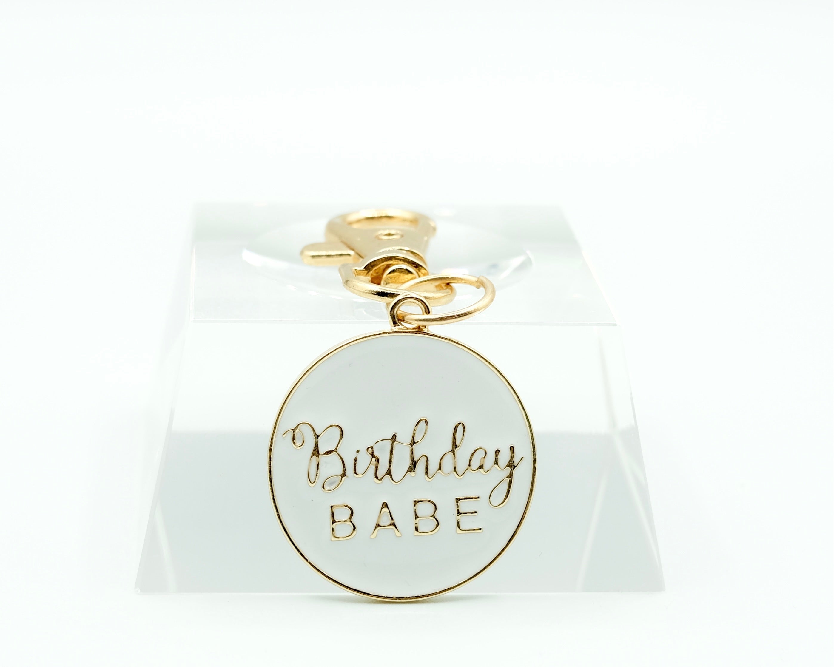 Charm: Birthday Charm (White)