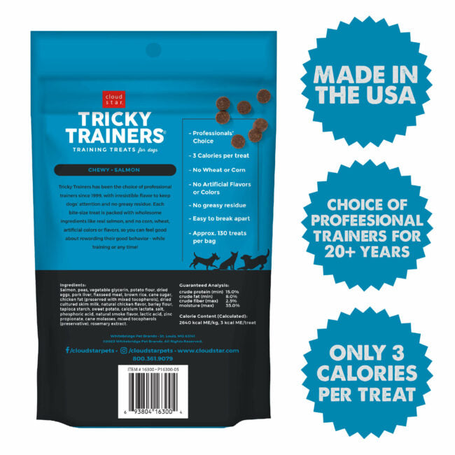 Tricky Trainers Soft and Chewy Salmon Dog Treats - HT Animal Supply