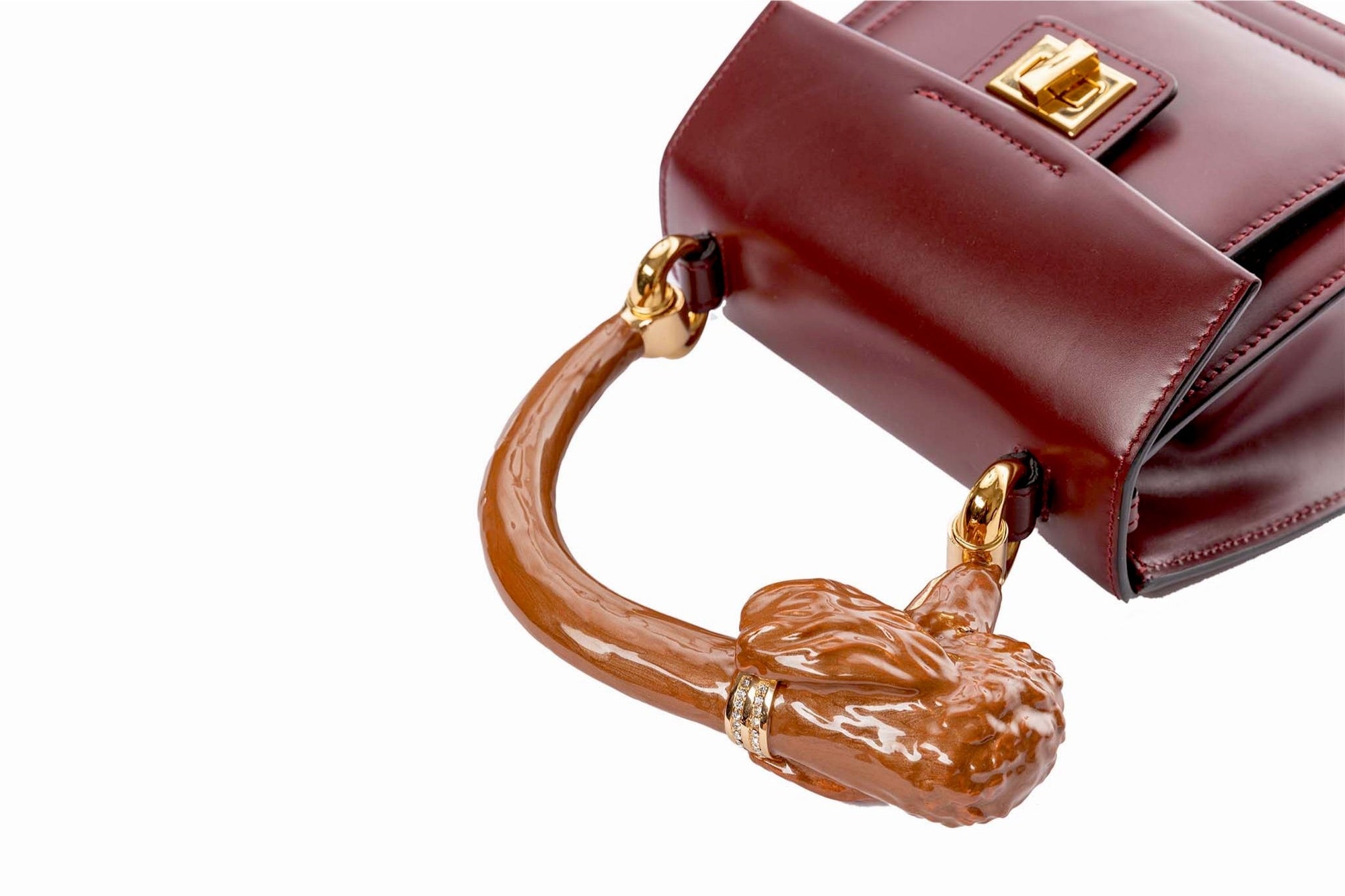 Allysa Payne The Melrose Poodle Handle Handbag
