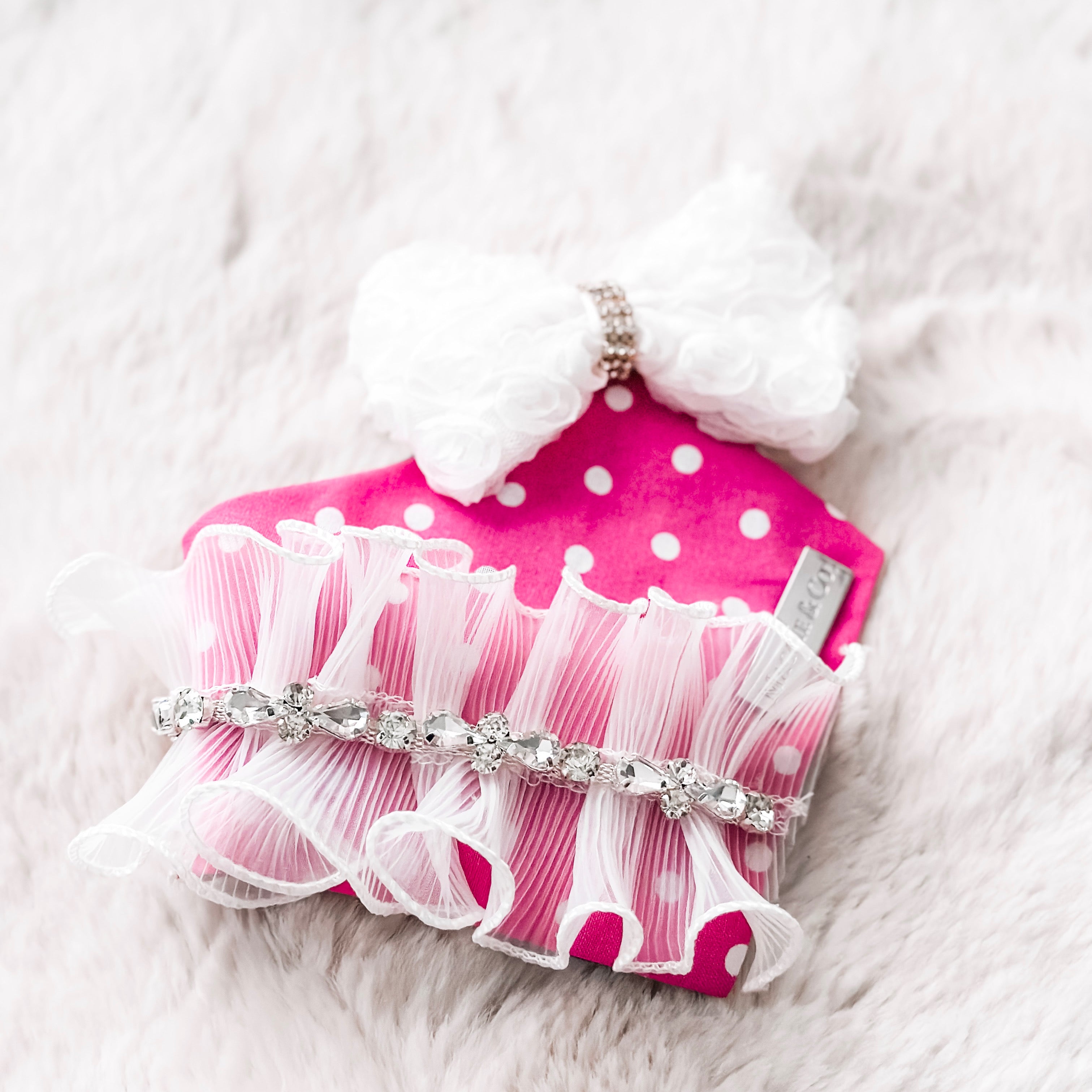 Barkie Collection: Ruffle Me Pink Bandana