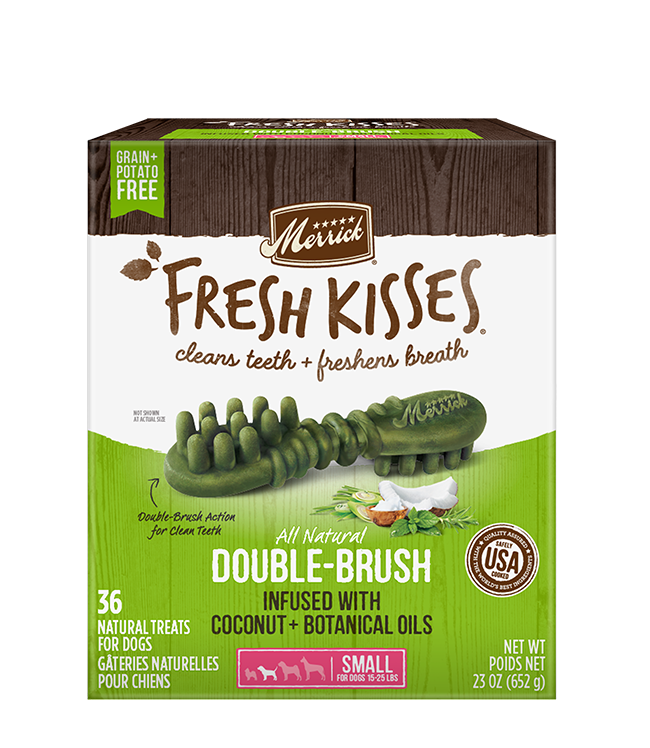 Merrick Fresh Kisses Coconut Dental Treats For Small Dogs (23oz) (36Ct)