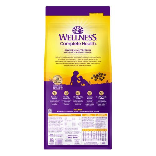 Wellness Complete Health Puppy Chicken, Salmon and Oatmeal Dog Food