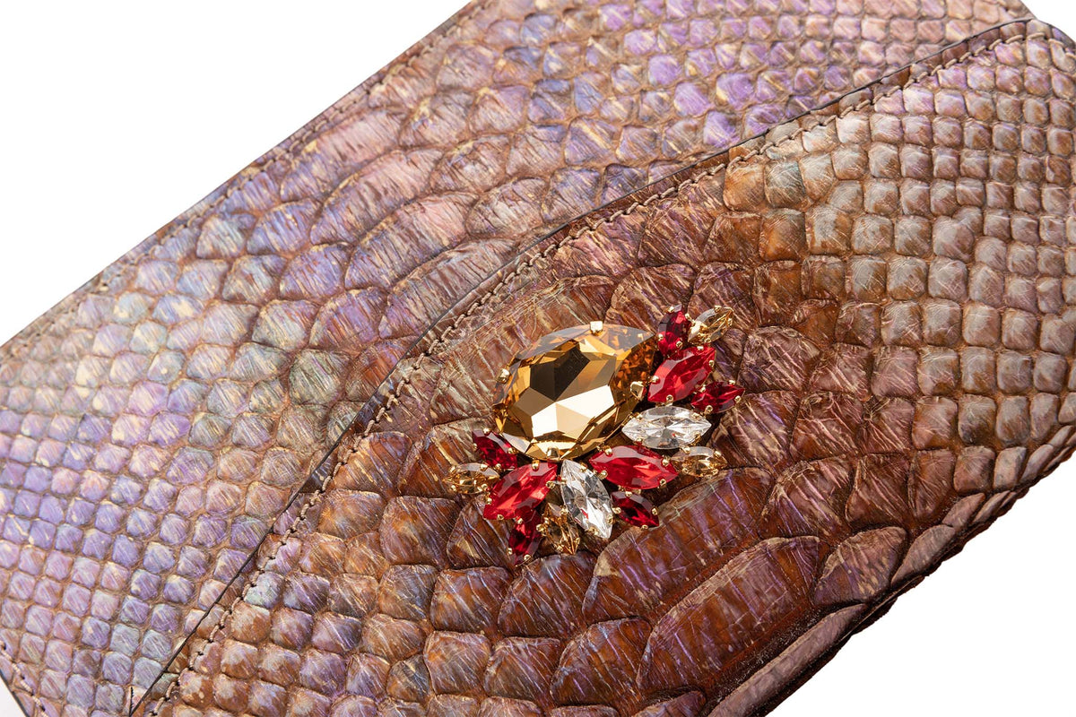 Allysa Payne Iridescent Clutch