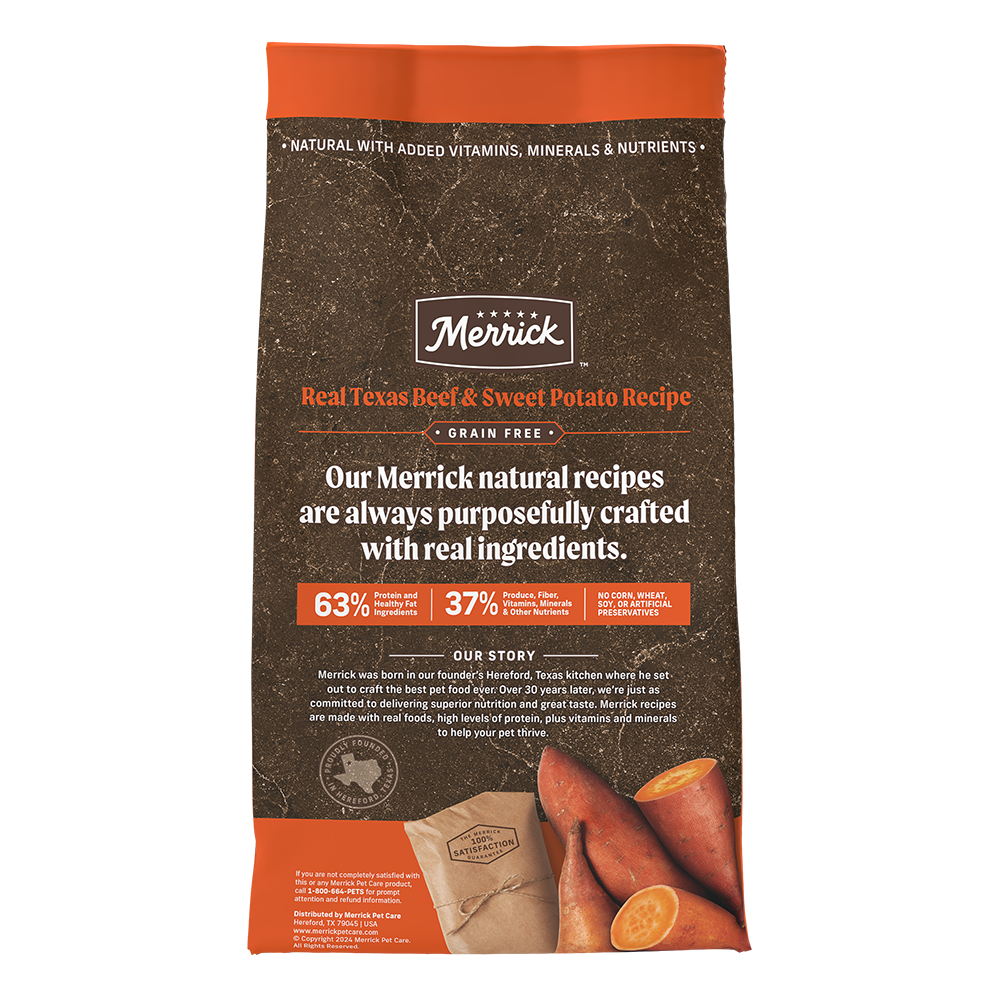 Merrick Grain Free Adult Beef and Sweet Potato Dog Dry Food