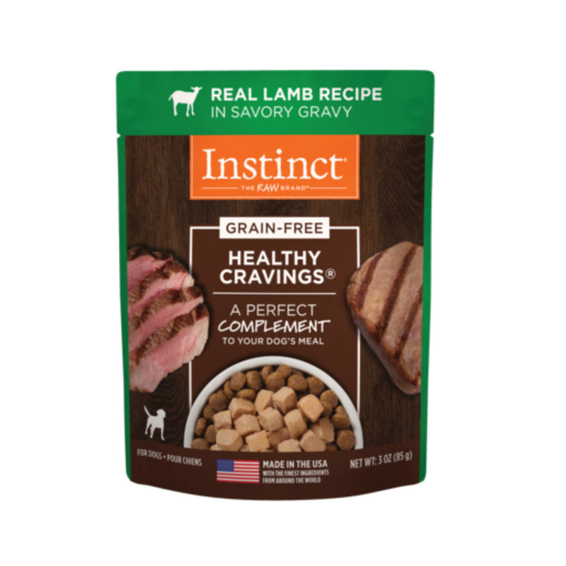 Instinct Healthy Cravings Lamb Dog Food Pouch (3oz)