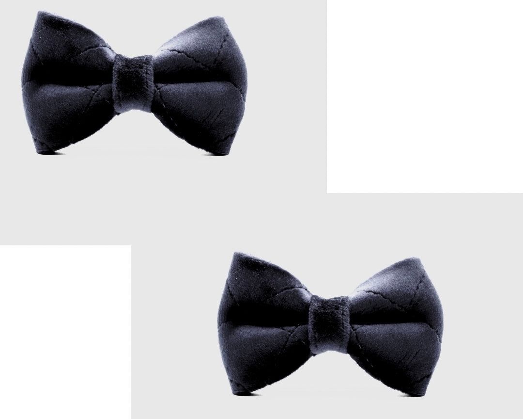 Velvet: Black Diamond Hair Bow
