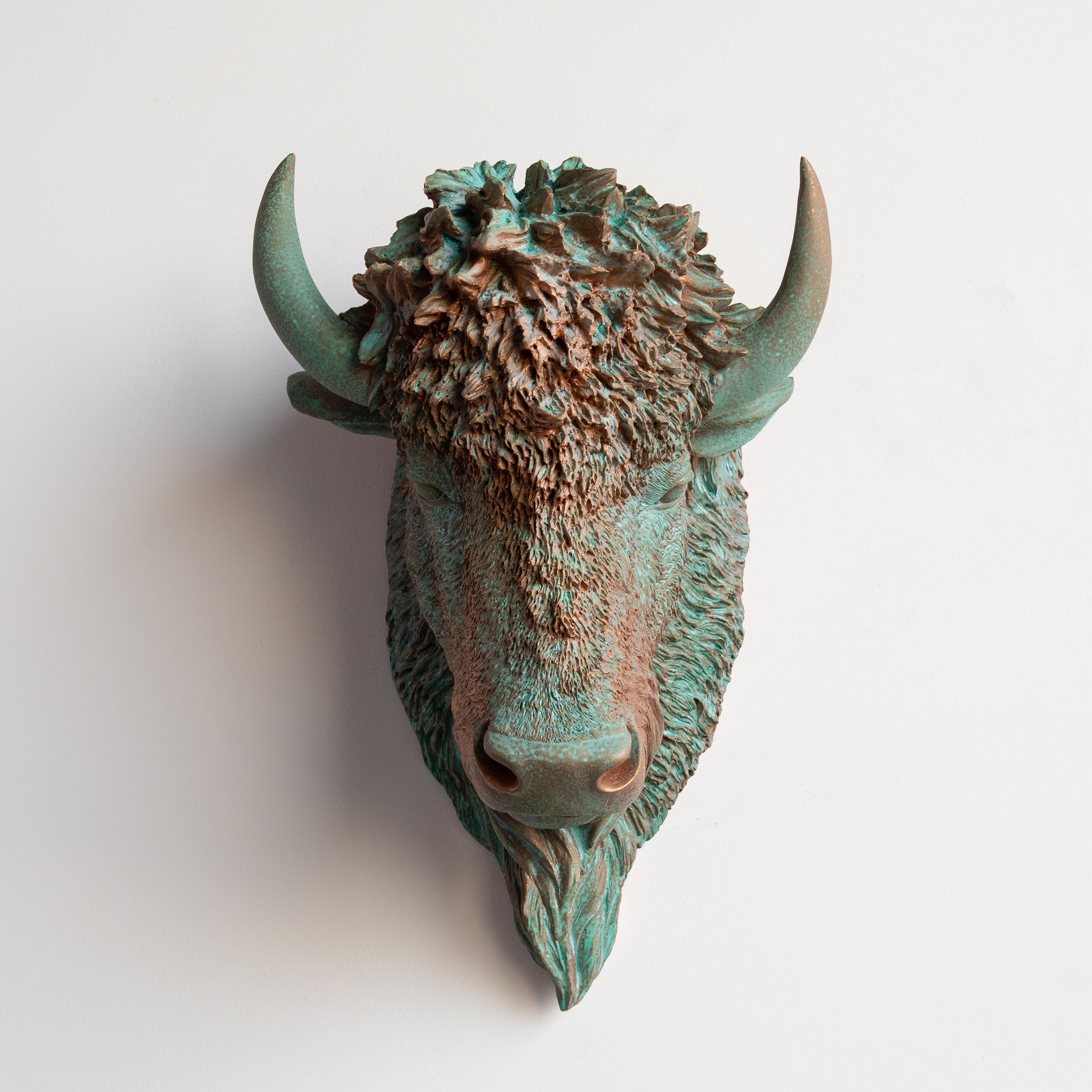 Faux Bison Sculpture