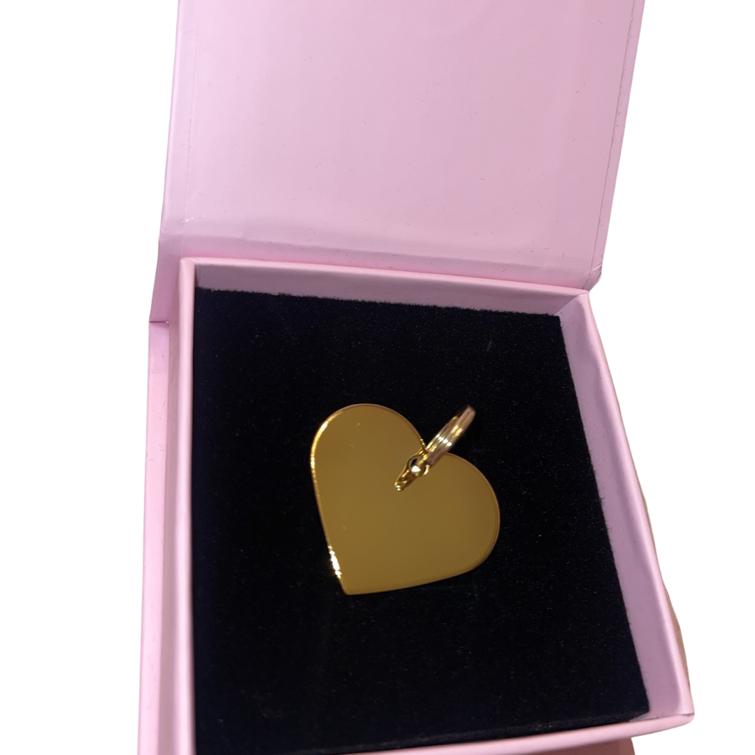 Allysa Payne Heart Charm For Custom Engraving