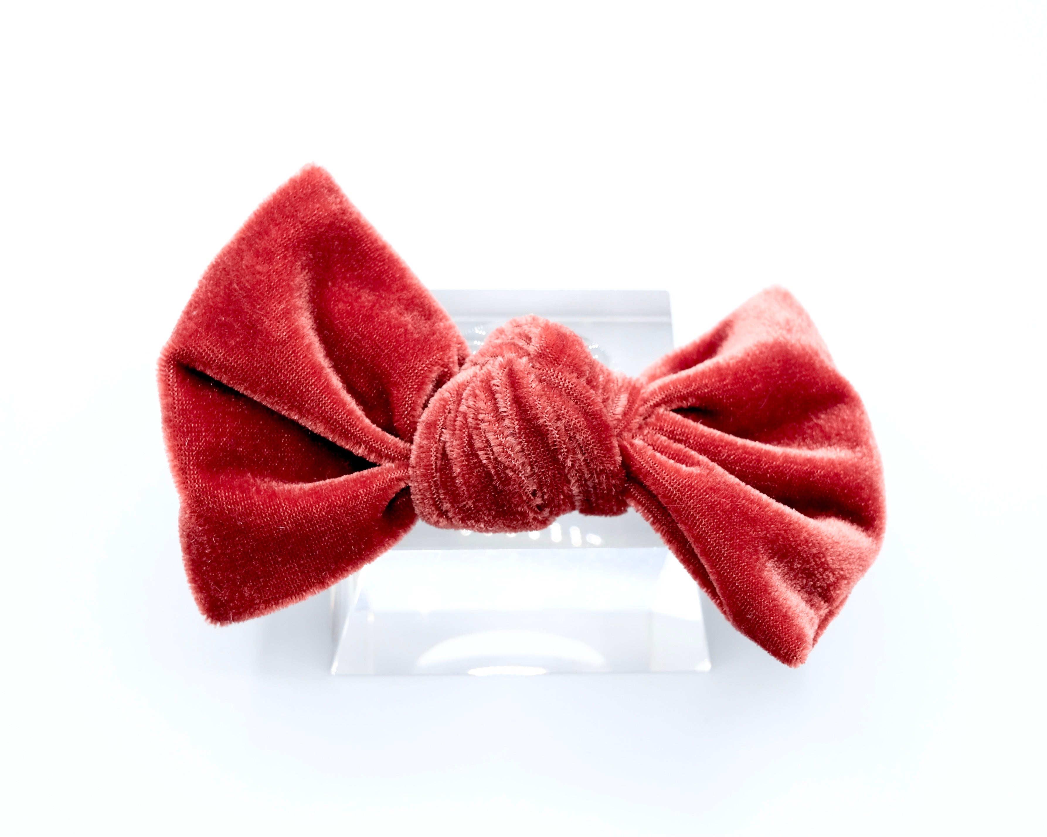 Velvet Knot Bow: Rosie