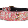 Iridescent Art Deco Pink/Gold/Silver Custom Snake Classic Collar