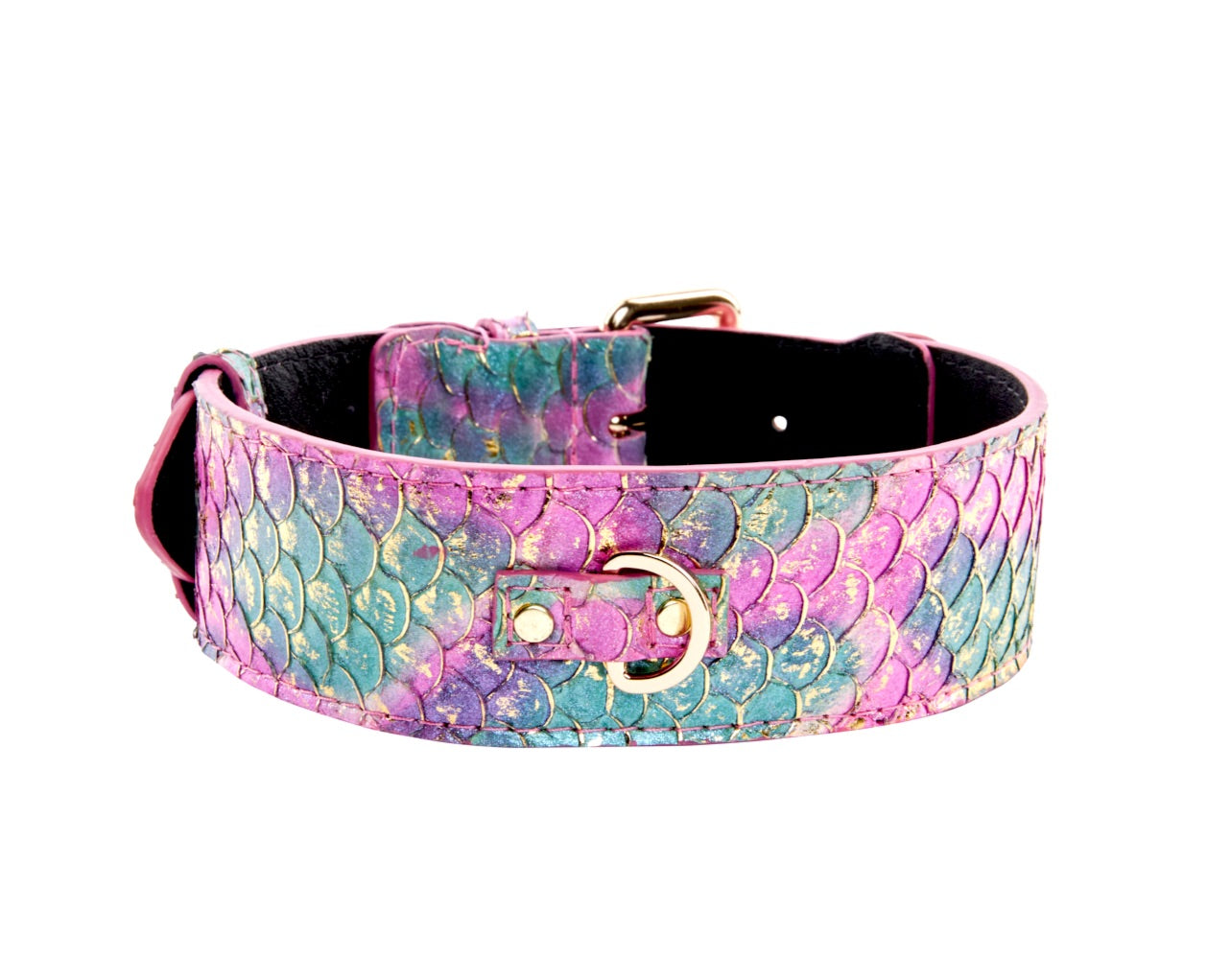 Mermaid Collection. Stunning Custom Colored Tilapia With Gold Classic Hardware