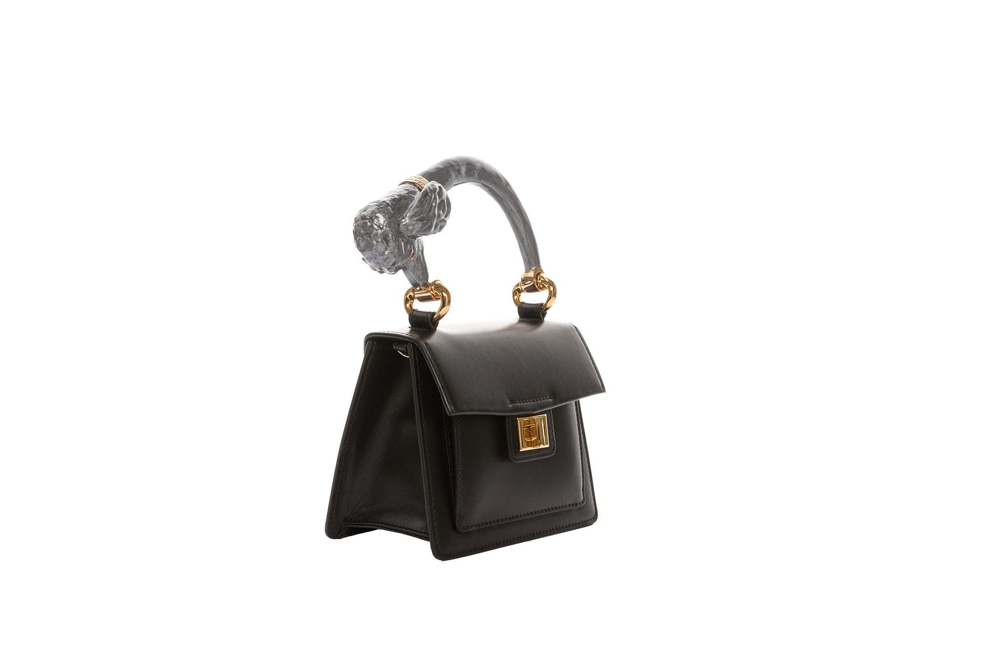 Allysa Payne The Malibu Poodle Handle Handbag