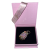 Allysa Payne Gold Swarovski Crystal Cylinder Charm