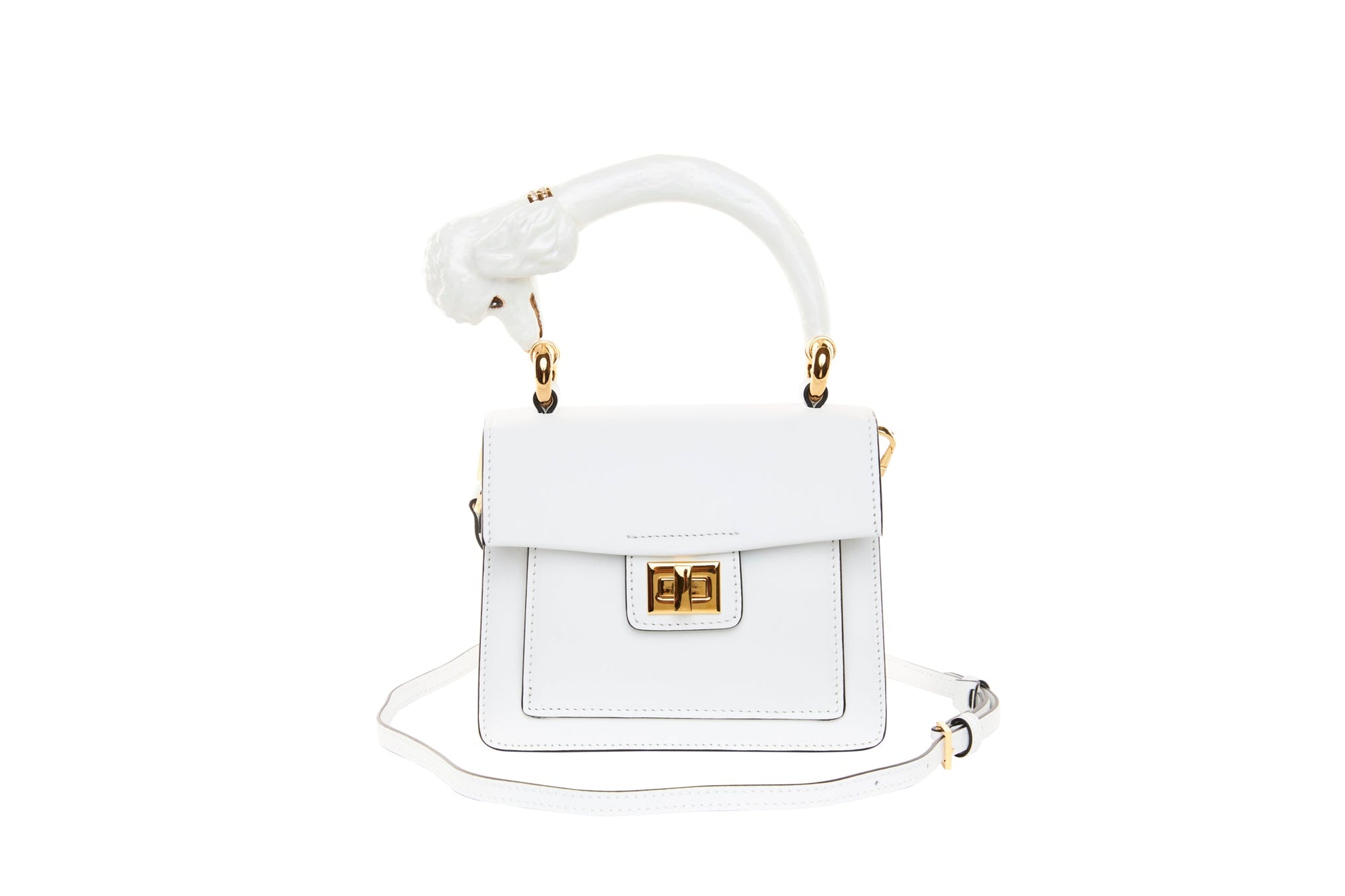 Allysa Payne The Sebastian Poodle Handle Handbag