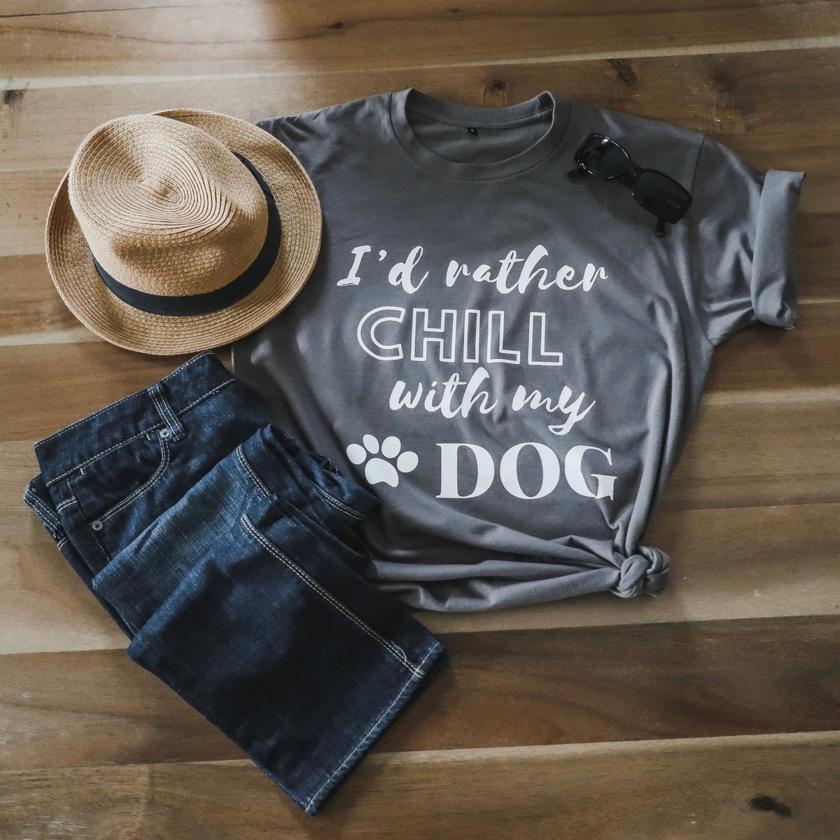 T-Shirt: My Dog in Grey