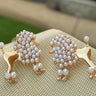 Pearl Poodle Earrings
