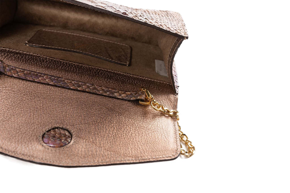 Allysa Payne Iridescent Clutch