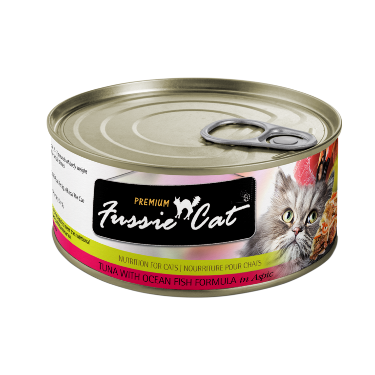 Fussie Cat Premium- Tuna With Ocean Fish Formula In Aspic (2.82oz)