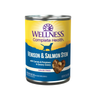 Wellness Adult Venison and Salmon Stew Wet Dog Food (12.5oz)