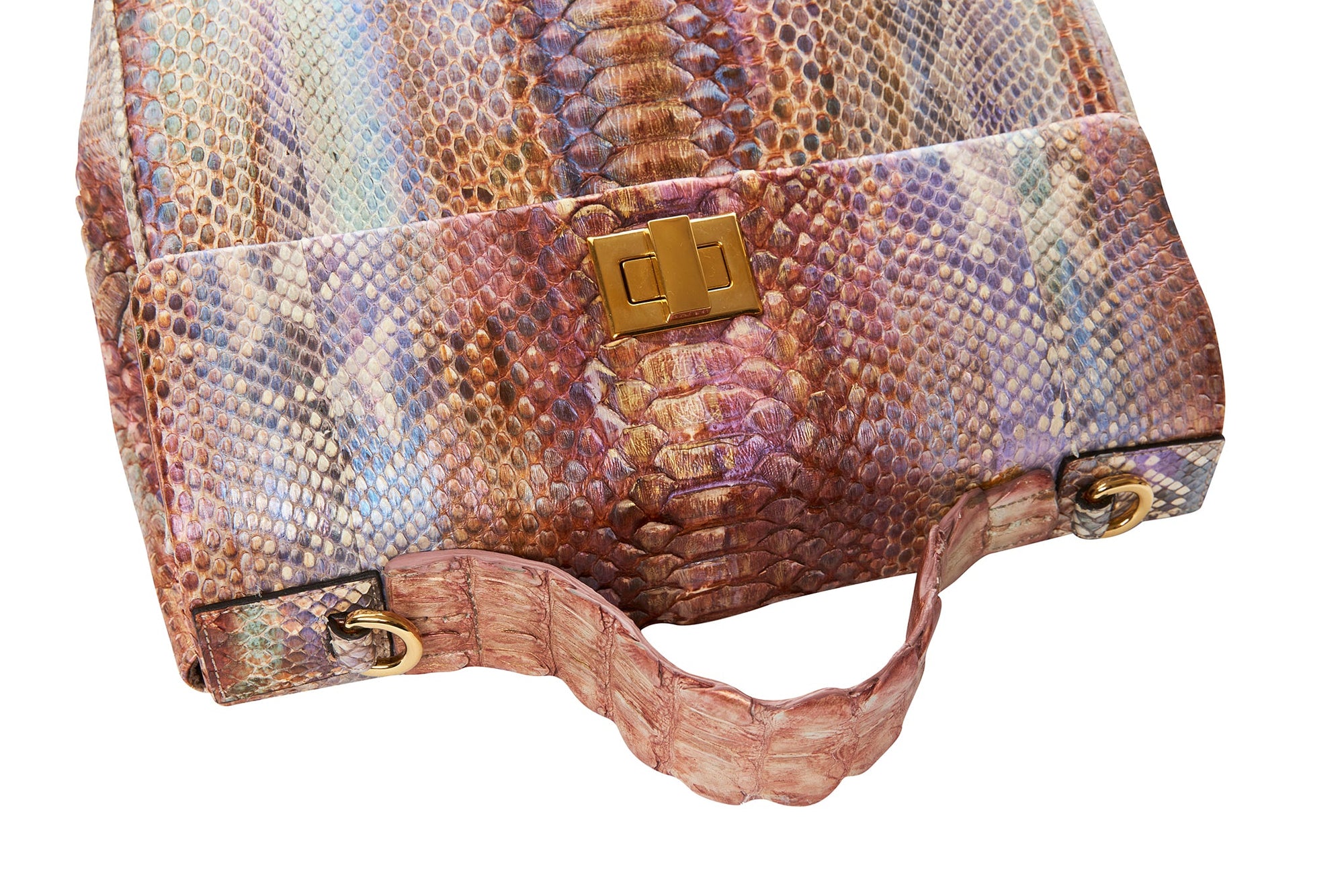 Allysa Payne Iridescent Python & Business/Travel Bag