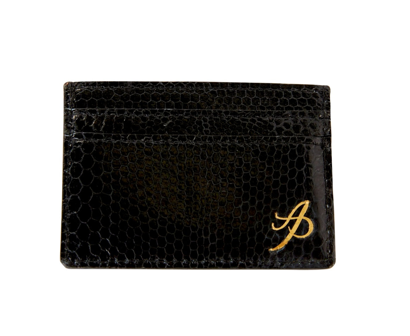 Allysa Payne Black Snake Card Wallet