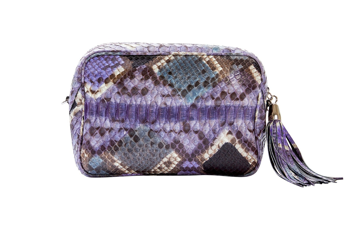 Allysa Payne Python Clutch Bag