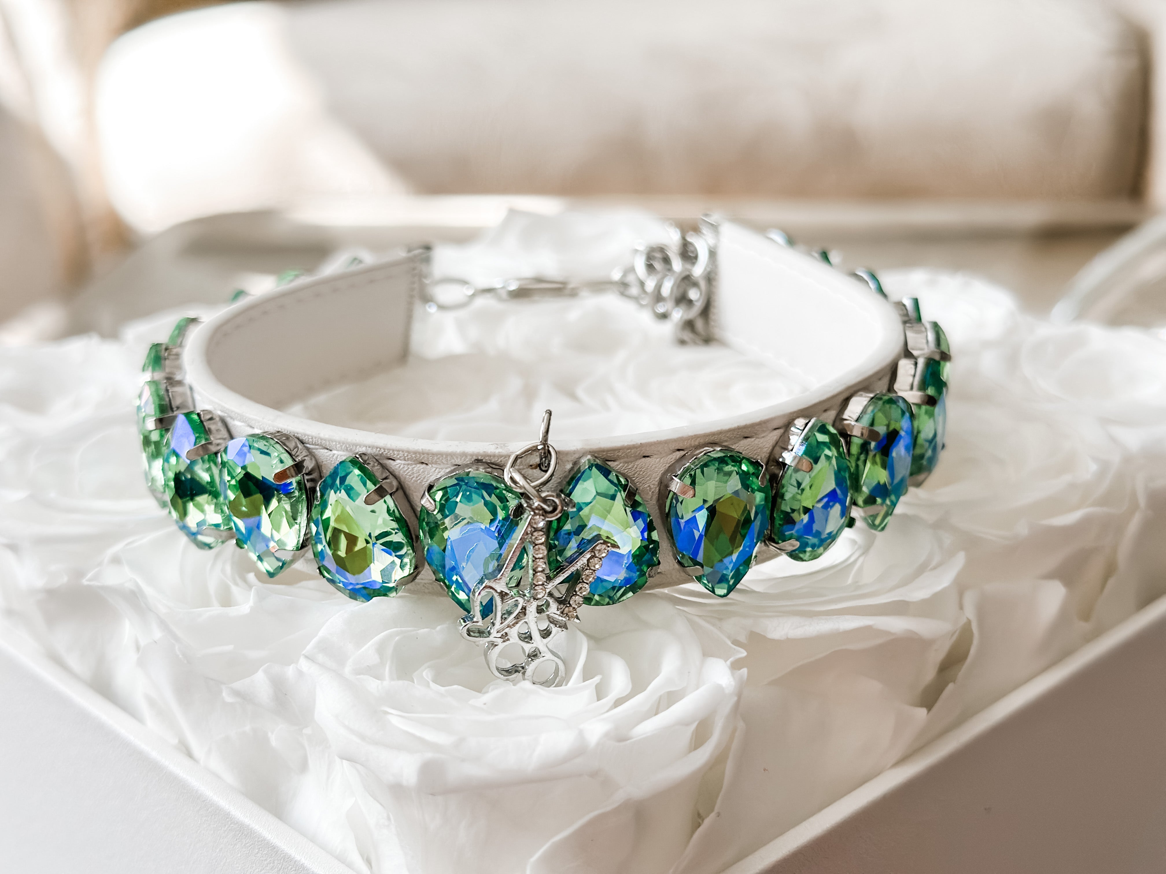 Gem Necklace: Sea Salt