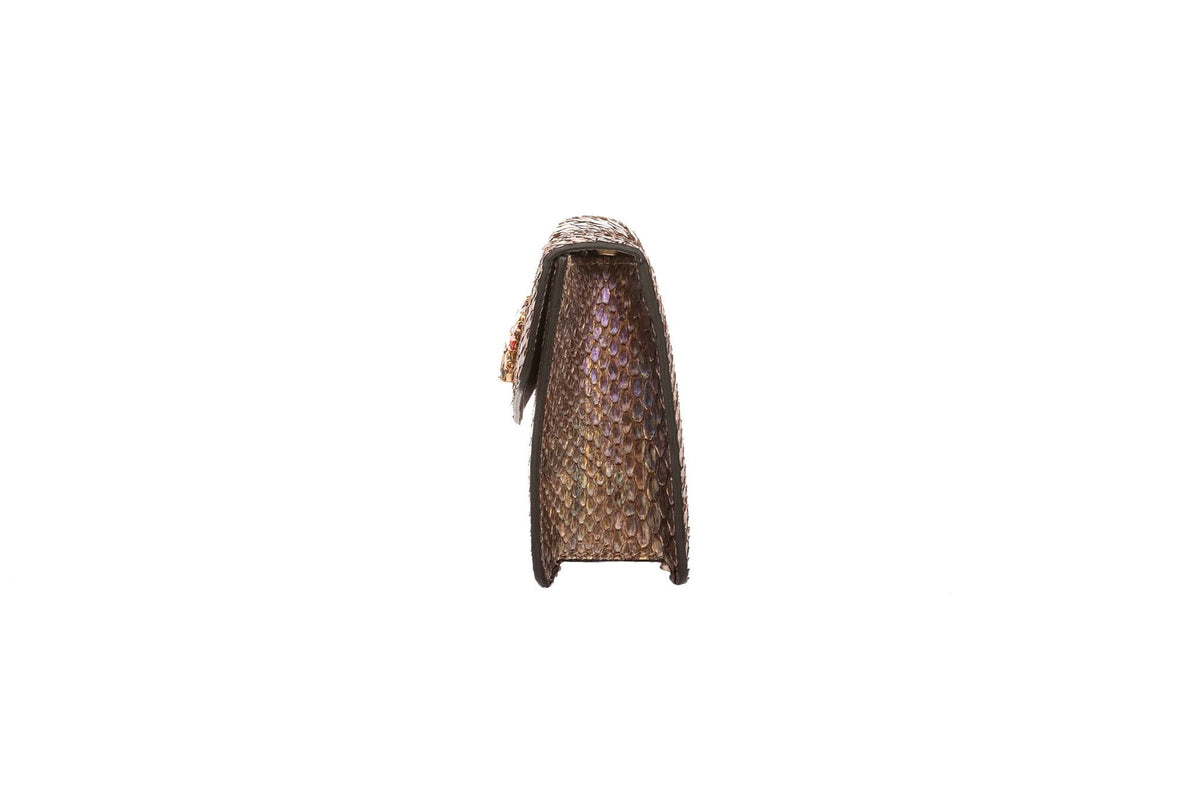 Allysa Payne Iridescent Clutch