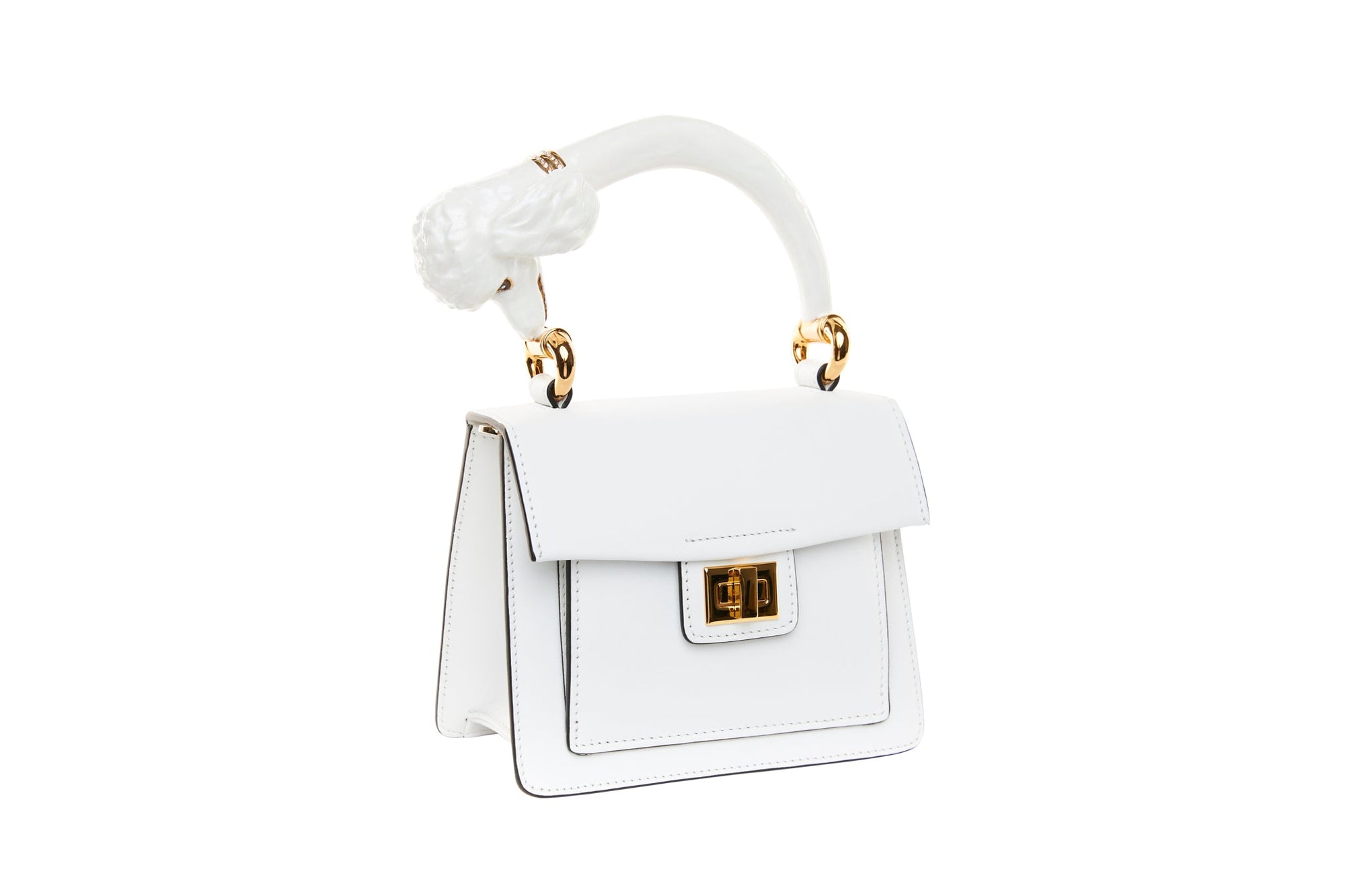 Allysa Payne The Sebastian Poodle Handle Handbag