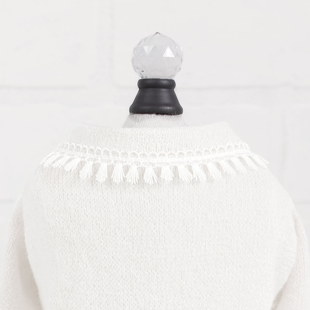 Hello Doggie Heavenly Kiss Cotton Cream Dog Sweater