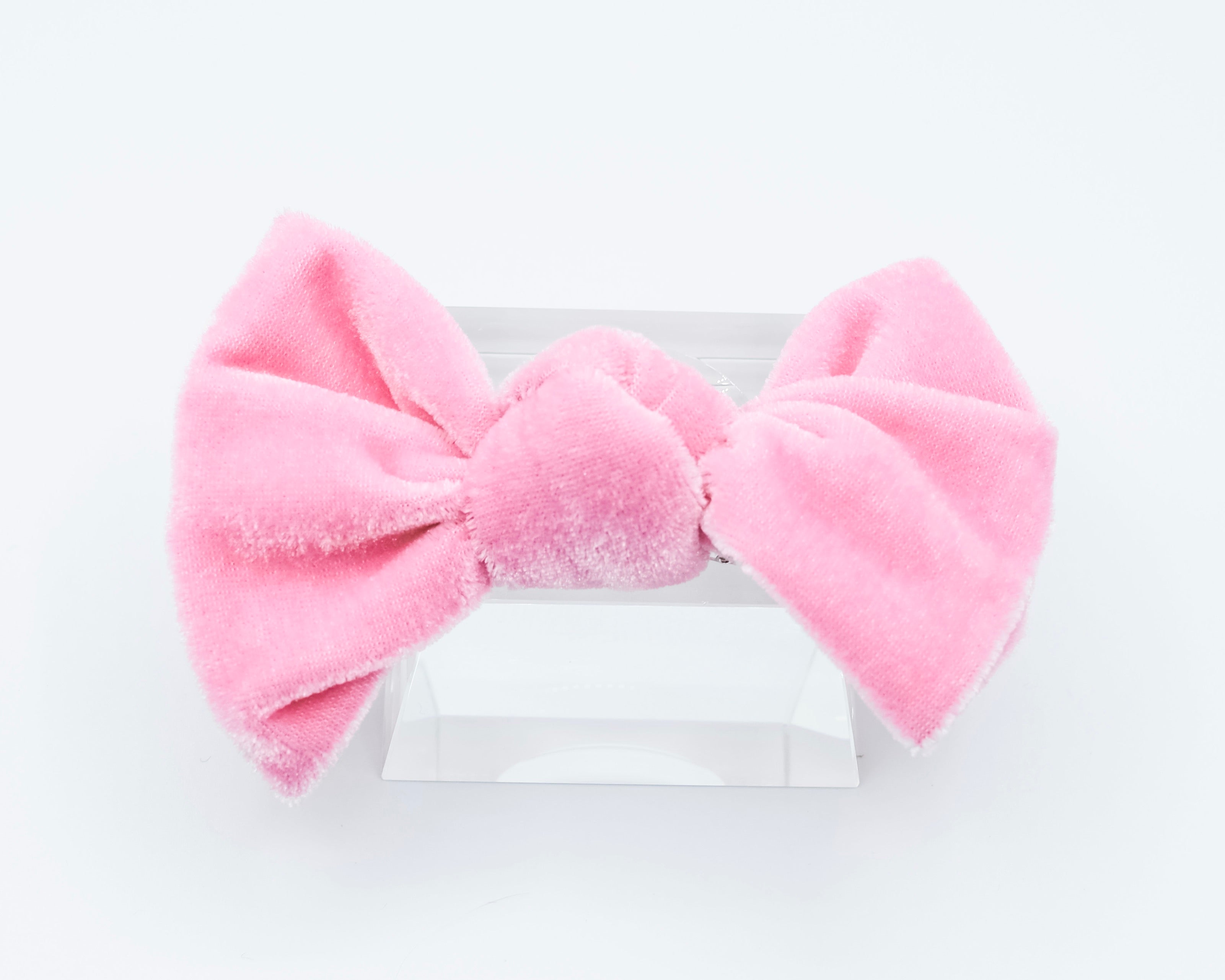 Velvet Knot Bow: Blushing