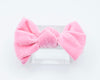 Velvet Knot Bow: Blushing
