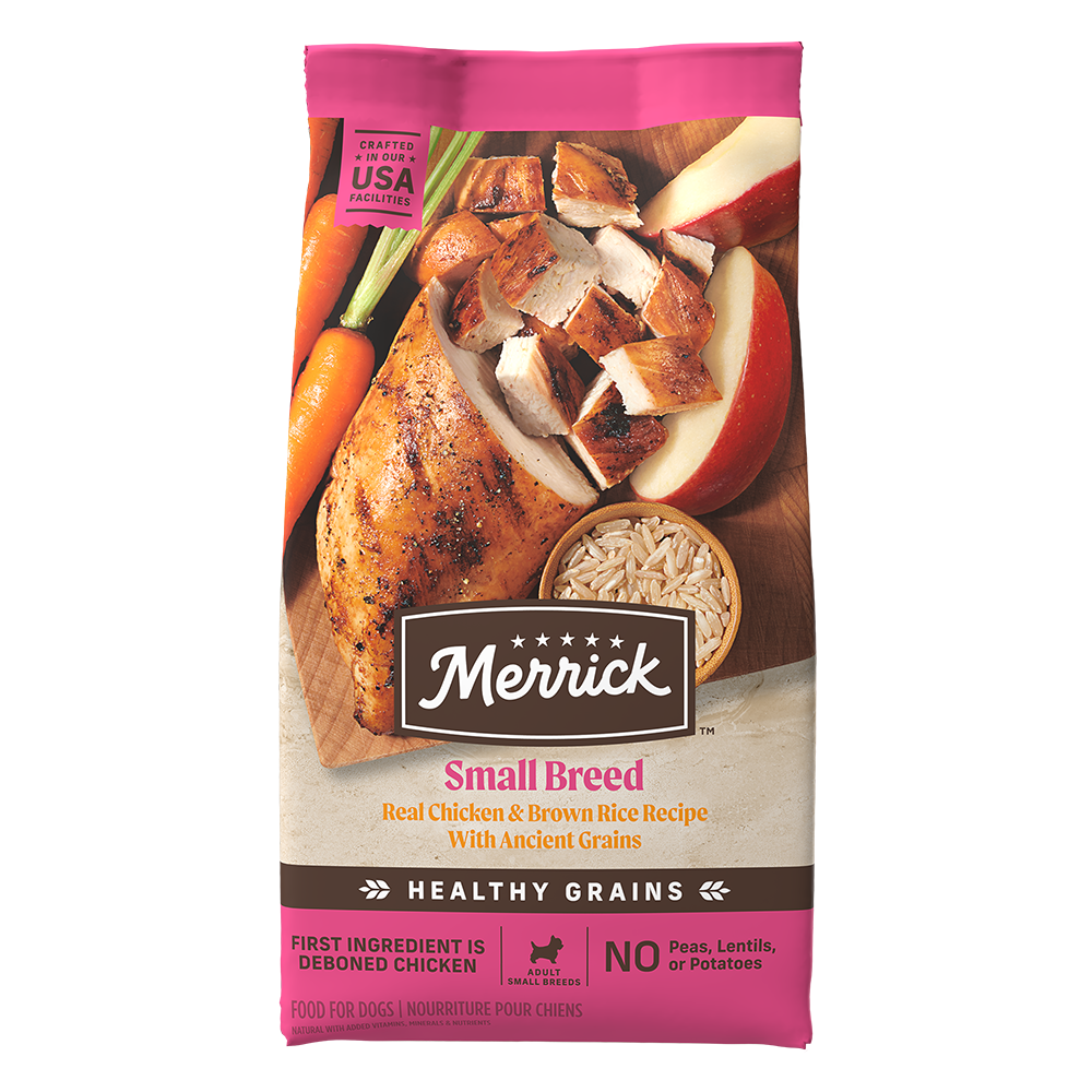 Merrick Small Breed Real Chicken & Brown Rice Recipe Dry Dog Food (12lb)