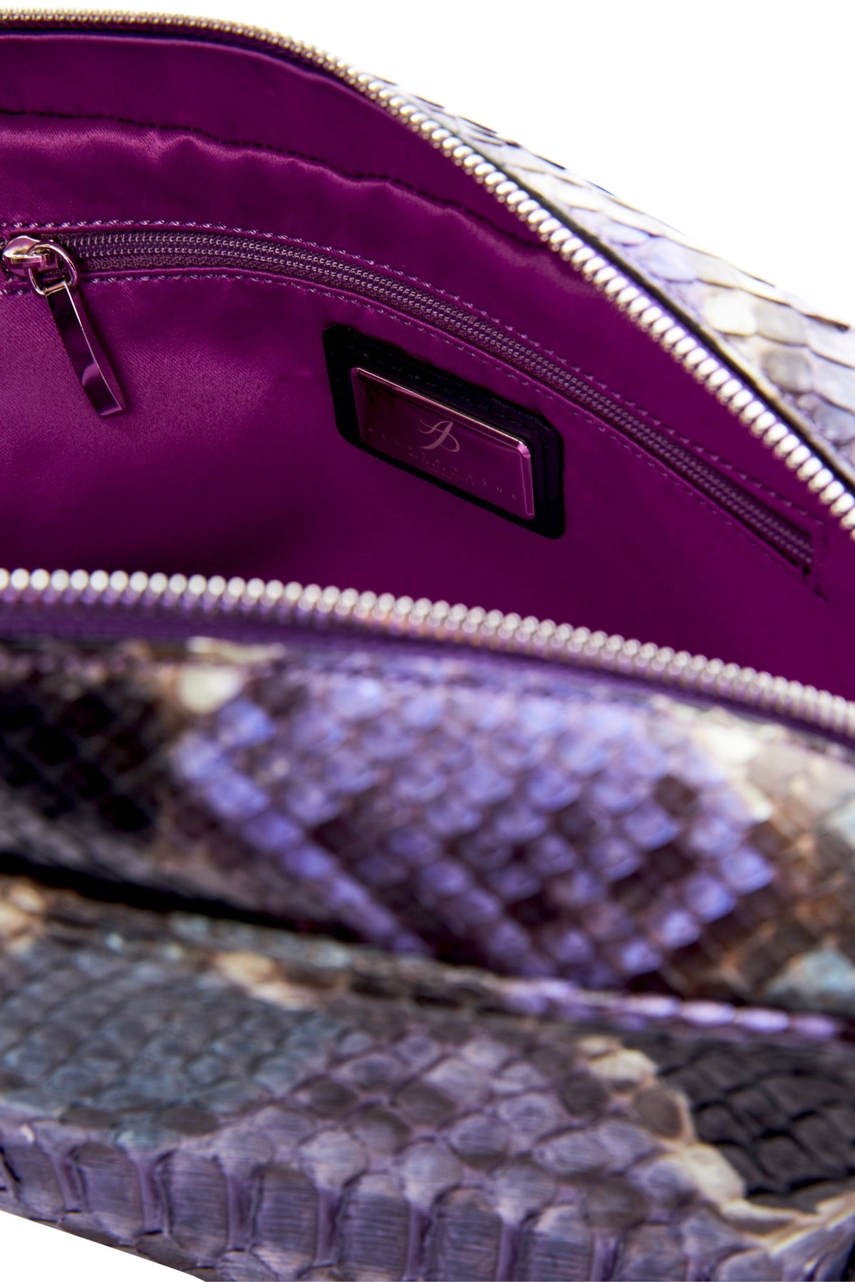 Allysa Payne Python Clutch Bag