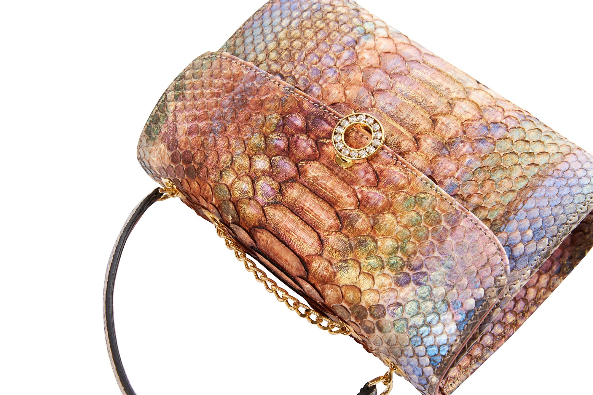 Allysa Payne Iridescent Python Day To Night Bag