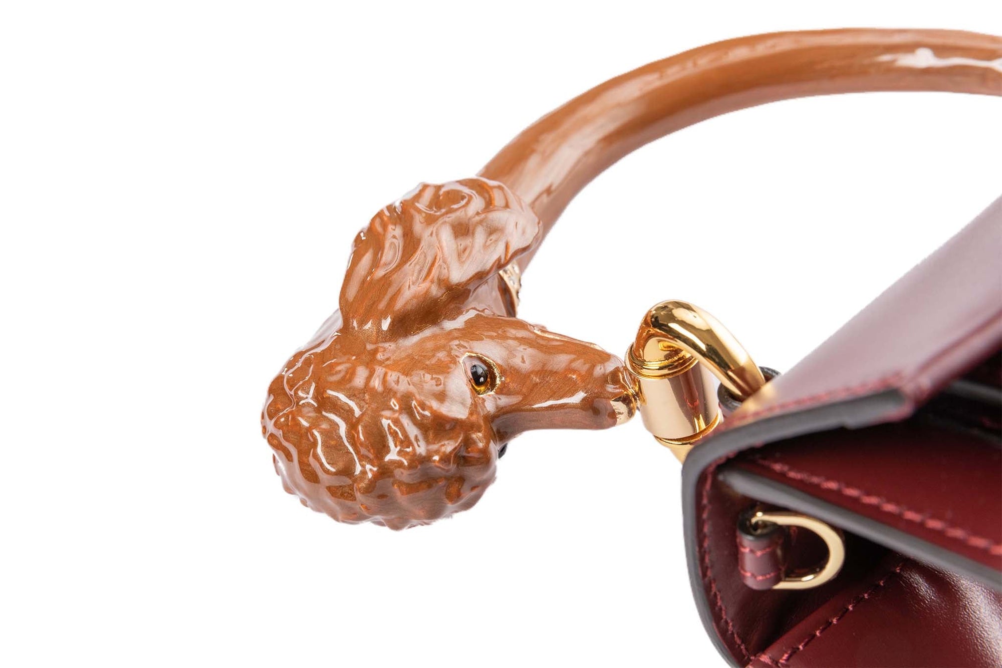 Allysa Payne The Melrose Poodle Handle Handbag