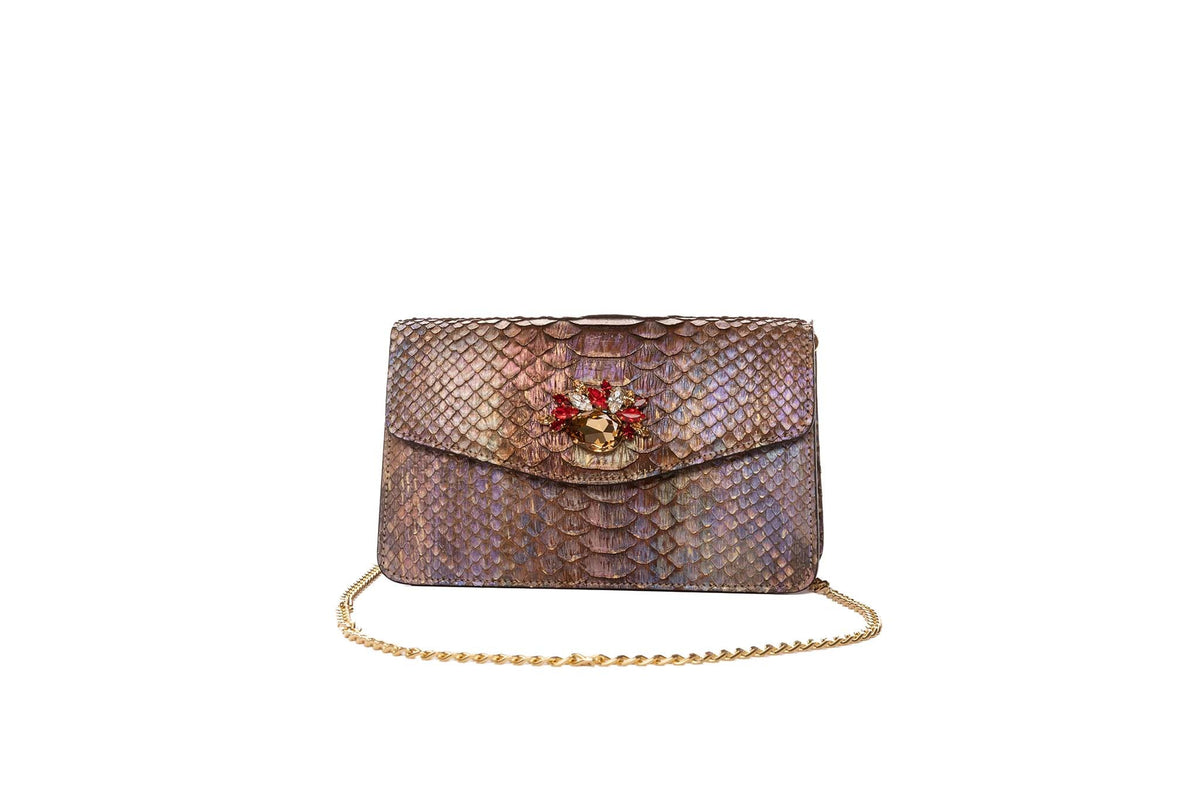 Allysa Payne Iridescent Clutch