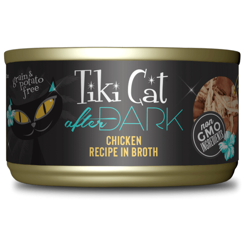 Tikicat Adult After Dark Chicken in Broth (2.8oz)