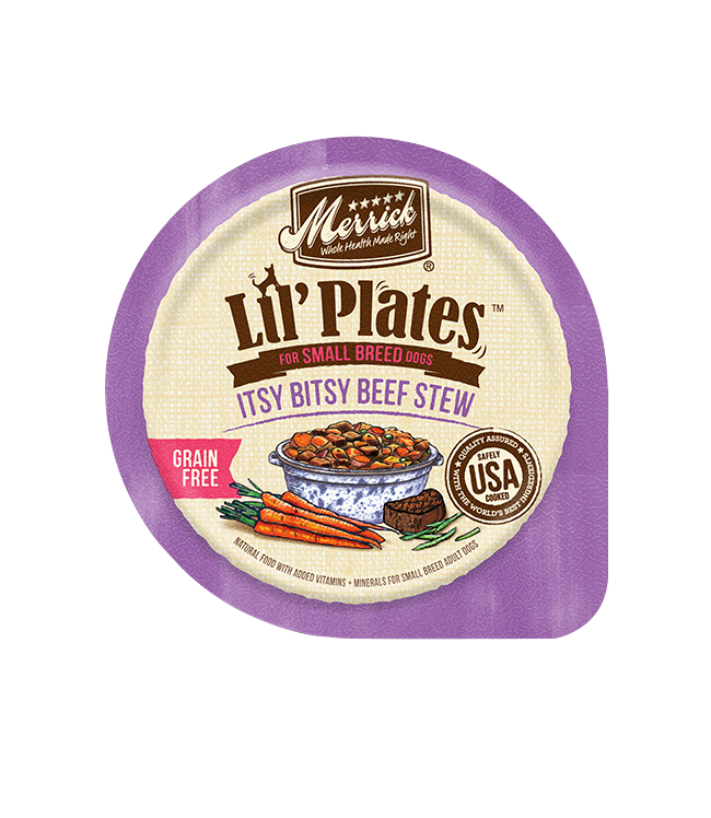Merrick Lil Plates Grain Free Itsy Bitsy Beef Stew Wet Dog Food (3.5oz)
