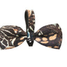 Abstract Butterfly Italian Leather Bowtie