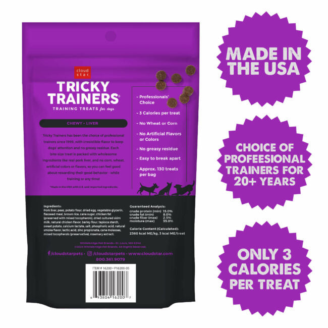 Tricky Trainers Soft and Chewy Liver Dog Treats - HT Animal Supply