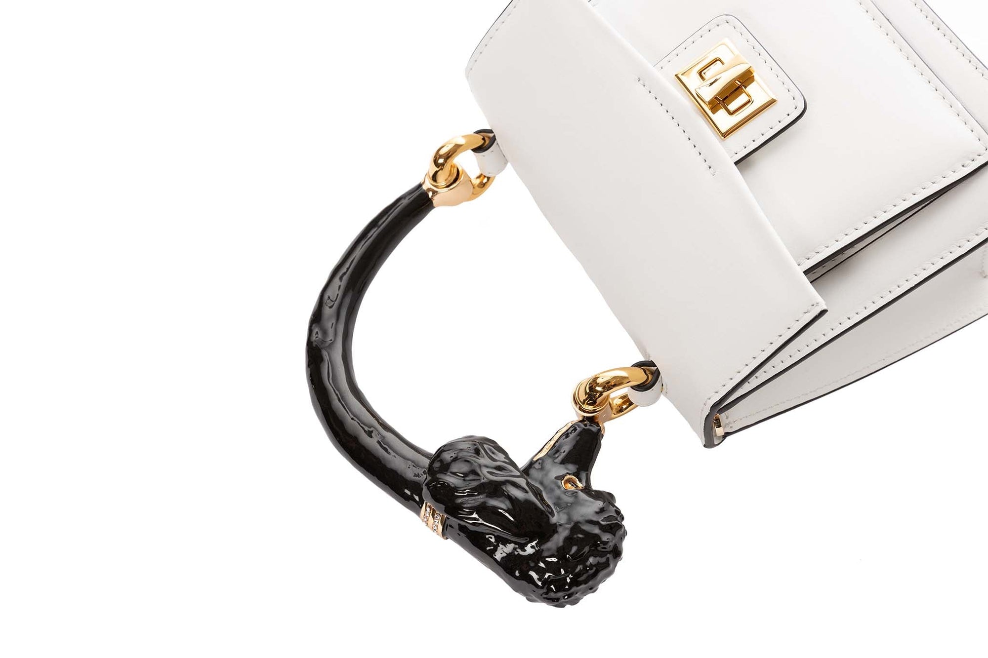 Allysa Payne The Bel Air Poodle Handle Handbag