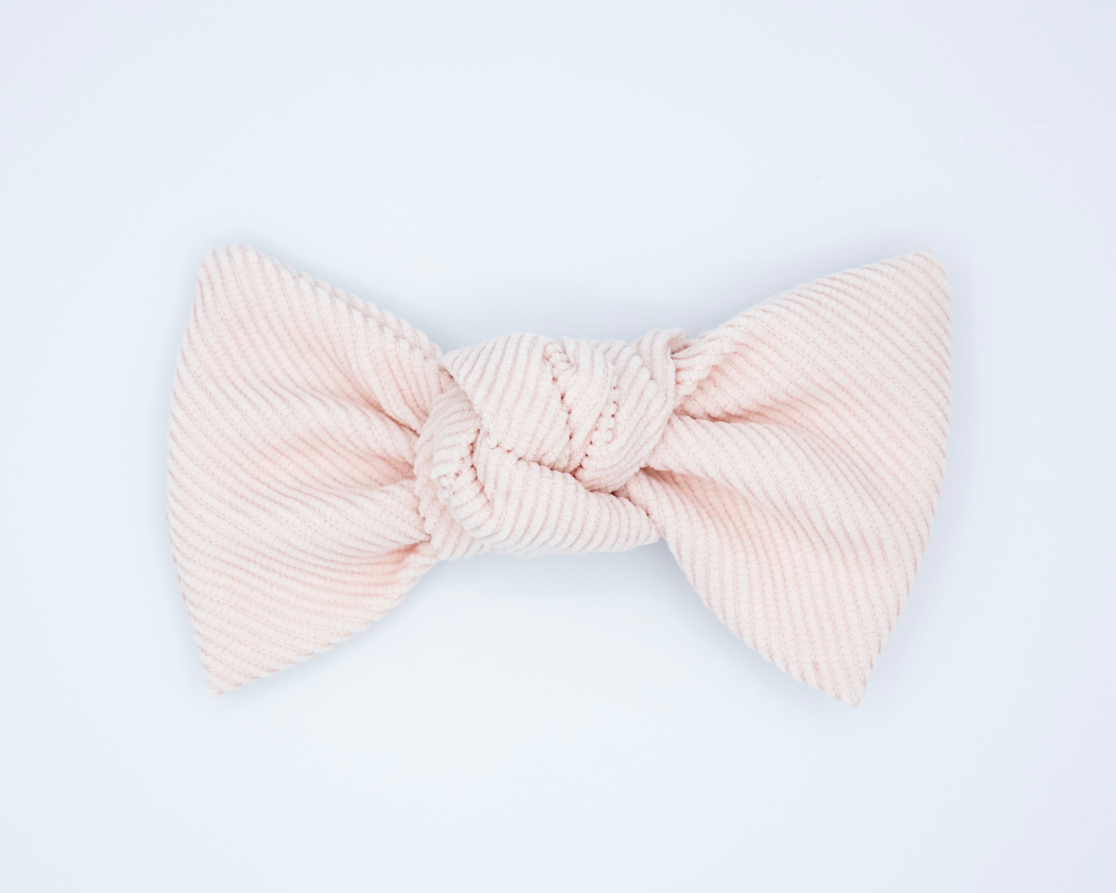 Corduroy Bow: Tender Pink
