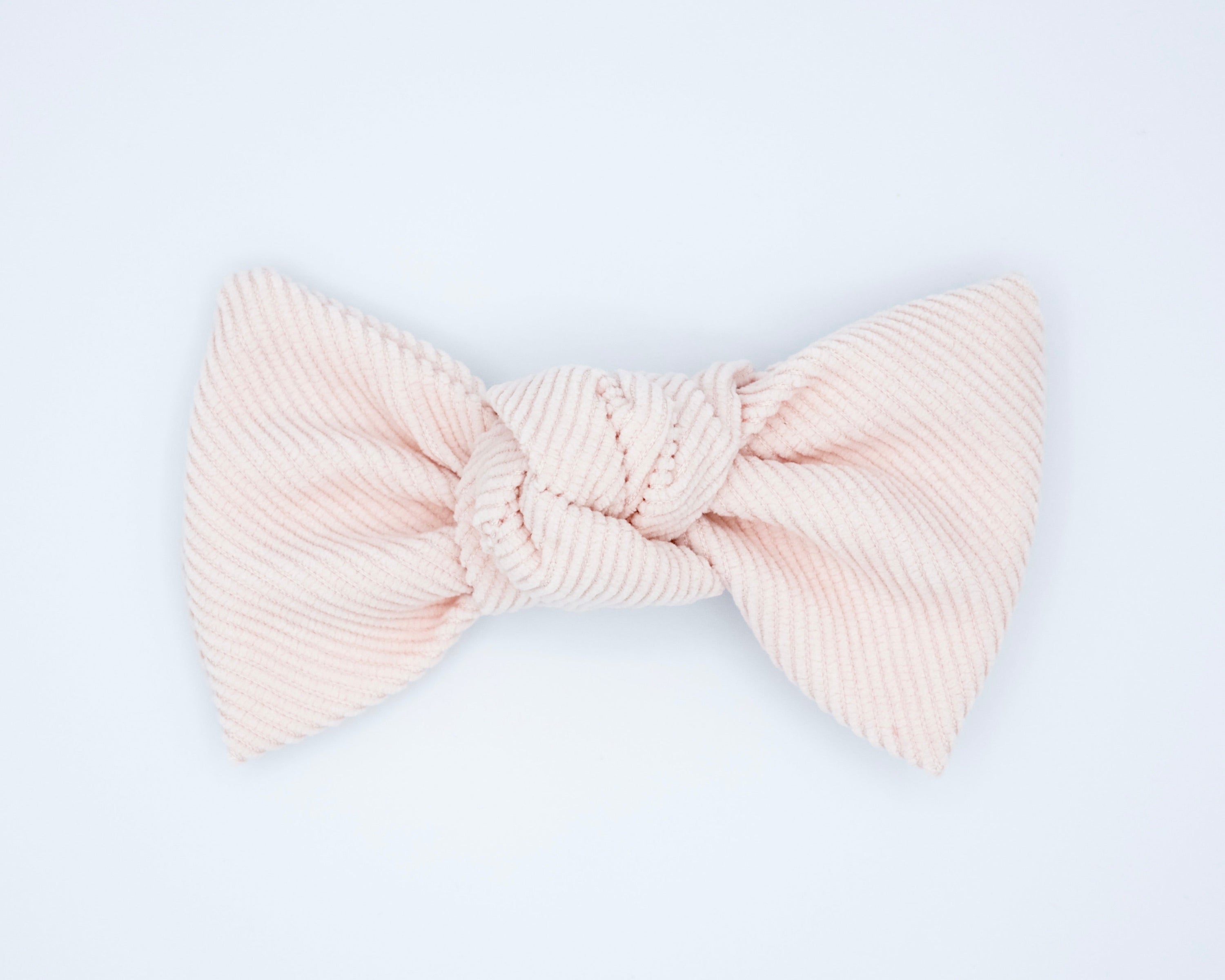Corduroy Bow: Tender Pink