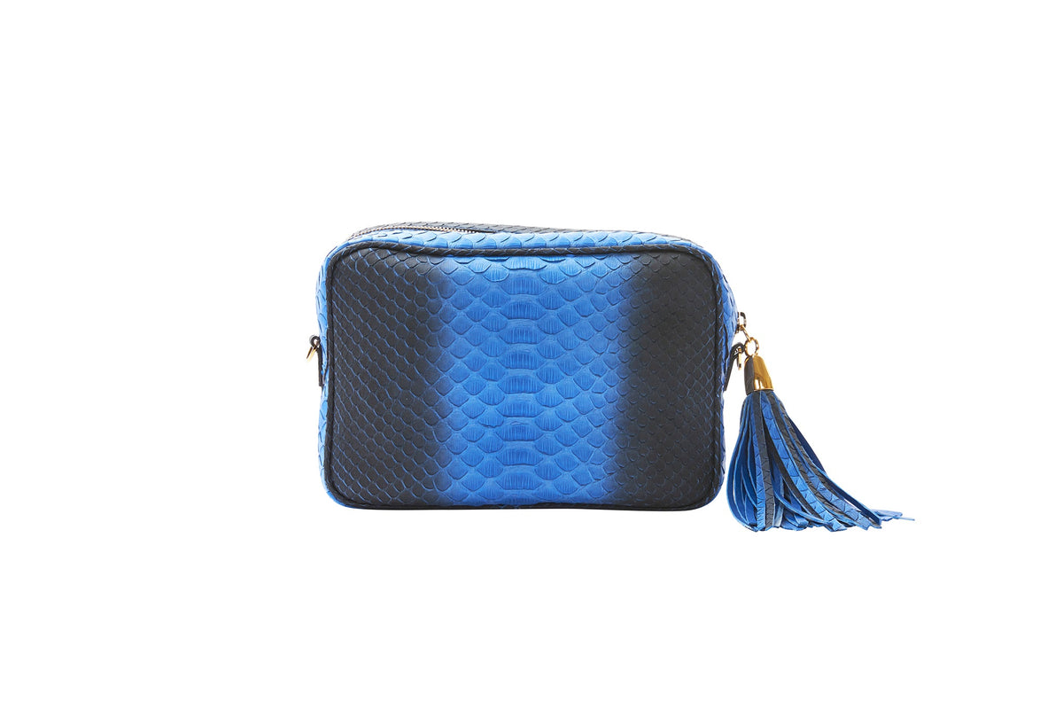 Allysa Payne Python Clutch Bag