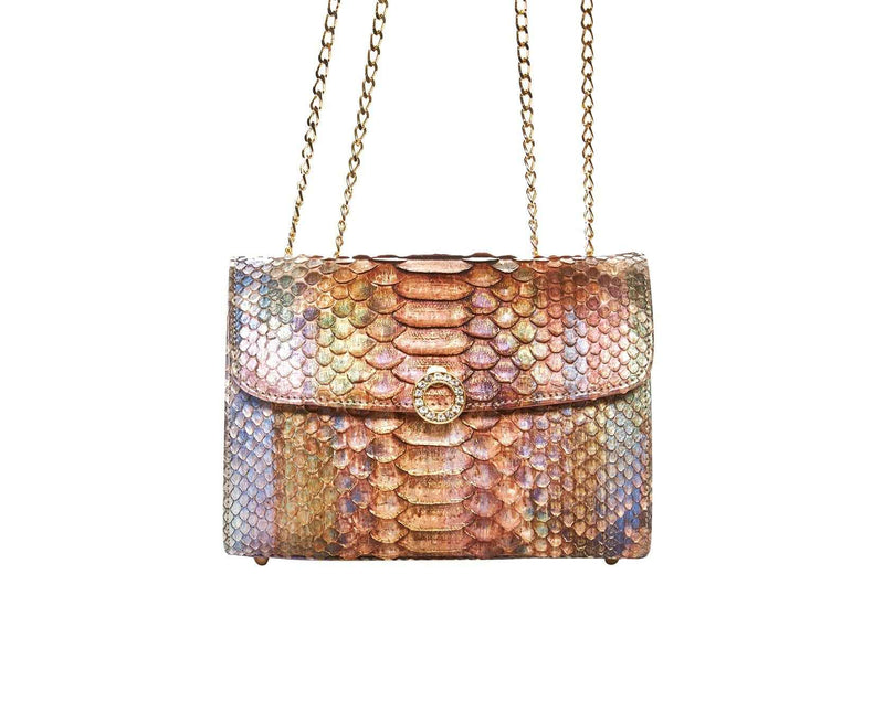 Allysa Payne Iridescent Python Day To Night Bag